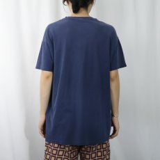 画像3: 90's Hanes 無地ポケットTシャツ NAVY XL (3)