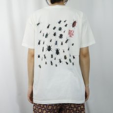 画像4: 90's "DON'T BUG ΜΕ." 昆虫プリントTシャツ L (4)