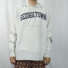 画像2: Champion REVERSE WEAVE "GEORGETOWN" プリントスウェットフーディー L (2)