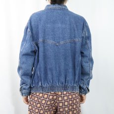 画像3: 90's Levi's 75069-0214 "A-2 TYPE" デニムブルゾン L (3)