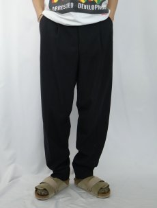 画像2: 90's POLO Ralph Lauren USA製 2タック スラックス BLACK W31 (2)