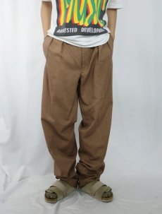 画像2: POLO Ralph Lauren 織柄 2タック ウールスラックス W31 (2)