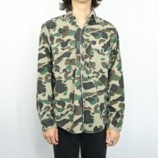 画像2: 70〜80's FIVE BROTHER USA製 ダックハンターカモ柄 シャモアクロスシャツ M (2)