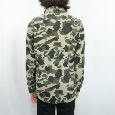 画像3: 70〜80's FIVE BROTHER USA製 ダックハンターカモ柄 シャモアクロスシャツ M (3)
