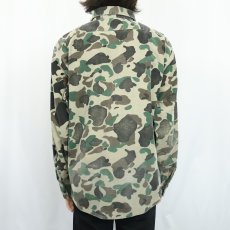 画像3: 70〜80's FIVE BROTHER USA製 ダックハンターカモ柄 シャモアクロスシャツ L (3)