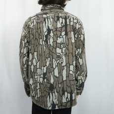 画像3: 70〜80's FIVE BROTHER USA製 "TREBARK" カモ柄 シャモアクロスシャツ XL (3)