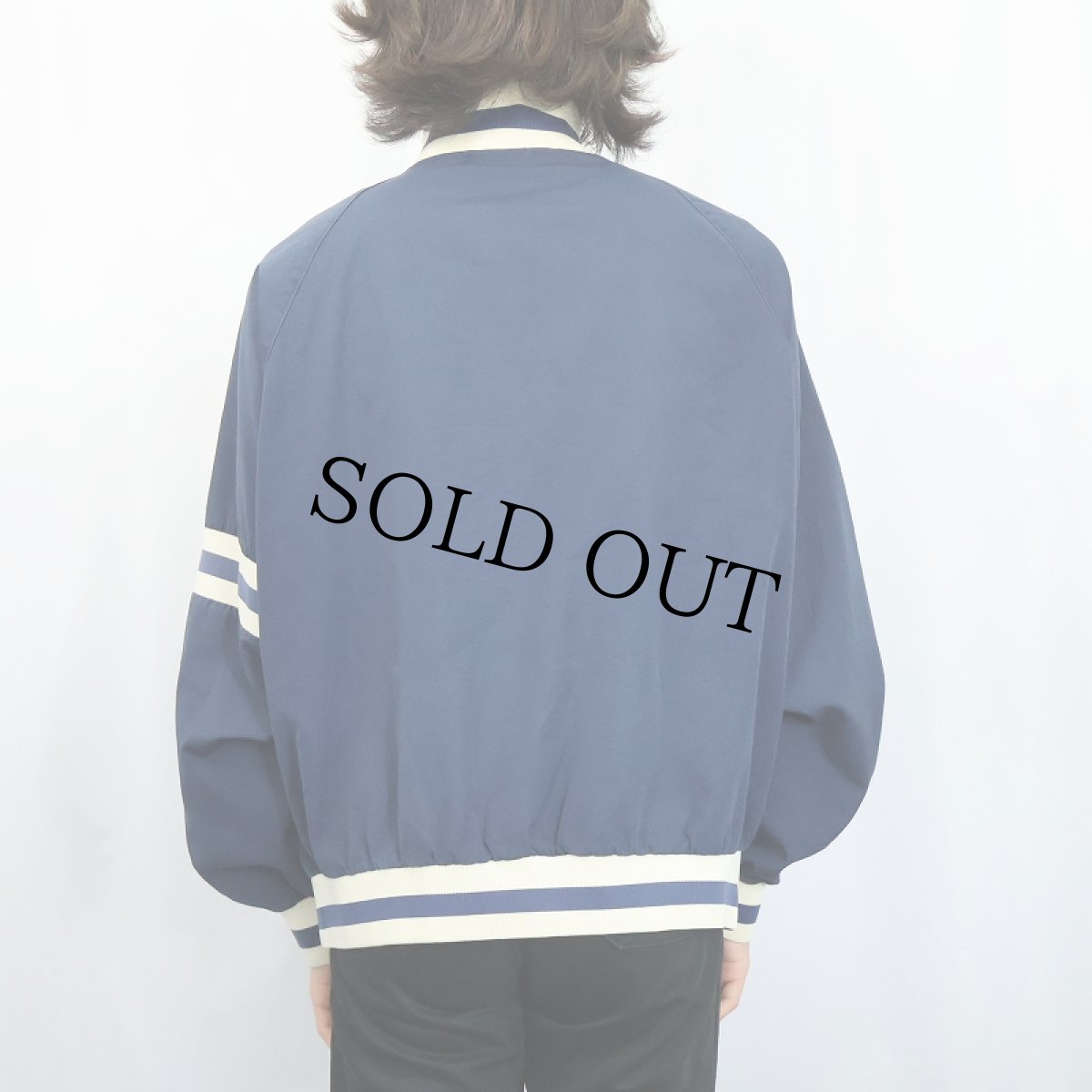 画像3: 70〜80's IZOD LACOSTE USA製 コットンジップジャケット NAVY (3)