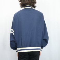 画像3: 70〜80's IZOD LACOSTE USA製 コットンジップジャケット NAVY  (3)