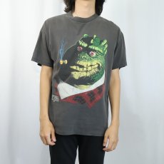 画像2: 90's Disney DINOSAUR USA製 "Earl Sinclair" TVドラマプリントTシャツ BLACK L (2)