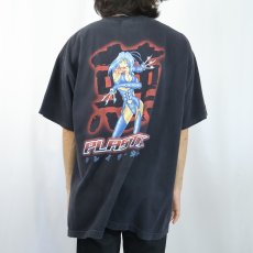 画像4: 90's〜 PLASTIK キャラクタープリントＴシャツ BLACK XL (4)