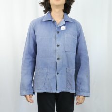 画像2: VINTAGE EURO コットンツイルワークカバーオール SIZE40 (2)