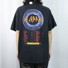 画像4: 90's DEF LEPPARD USA製 "THE 7-DAY WEEKEND TOUR" ロックバンドツアーTシャツ BLACK XL (4)