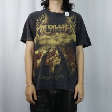 画像3: 2000's METALLICA "MASTER OF PUPPETS" ブリーチ加工 ロックバンドアルバムTシャツ BLACK L (3)