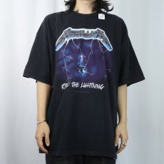 画像3: 2000's METALLICA "RIDE THE LIGHTING" ロックバンドアルバムTシャツ BLACK 2XL (3)