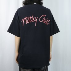 画像4: 2000's MOTLEY CRUE "Girls Girls Girls" ヘヴィメタルバンドアルバムTシャツ BLACK XL (4)
