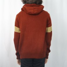 画像3: 80's〜 ROBERT BRUCE アクリルニットフーディー M (3)