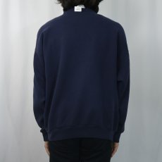 画像3: 90's USA製 "ZERO" プリントスウェット NAVY XL (3)