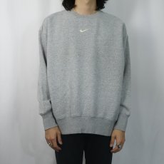 画像2: NIKE ロゴ刺繍 スウェット S (2)