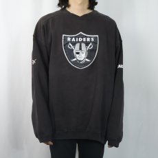 画像3: 90's〜 PUMA "RAIDERS" NFLチーム スウェット BLACK 2XL (3)
