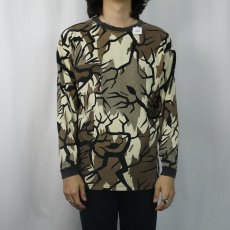 画像2: 90's PREDATOR CAMOUFLAGE プレデターカモ柄 ロンT (2)