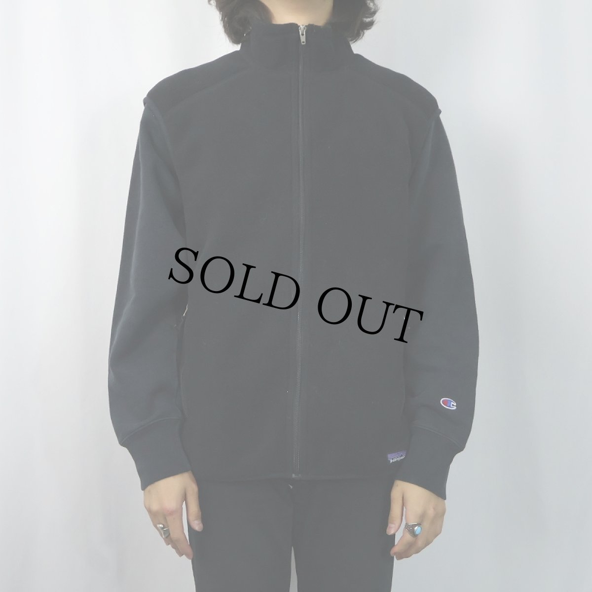 画像2: 2012AW Patagonia シンチラフリースベスト BLACK L (2)
