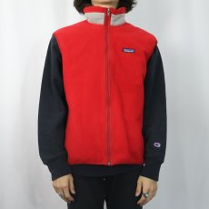 画像2: 90's Patagonia USA製 フリースフライヤーベスト L (2)