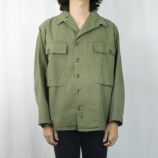 画像2: 40's U.S.ARMY M-43 HBTジャケット (2)