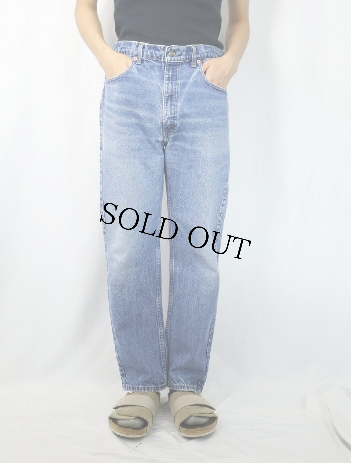 画像2: 90's Levi's 505 USA製 オレンジタブ デニムパンツ W33 (2)