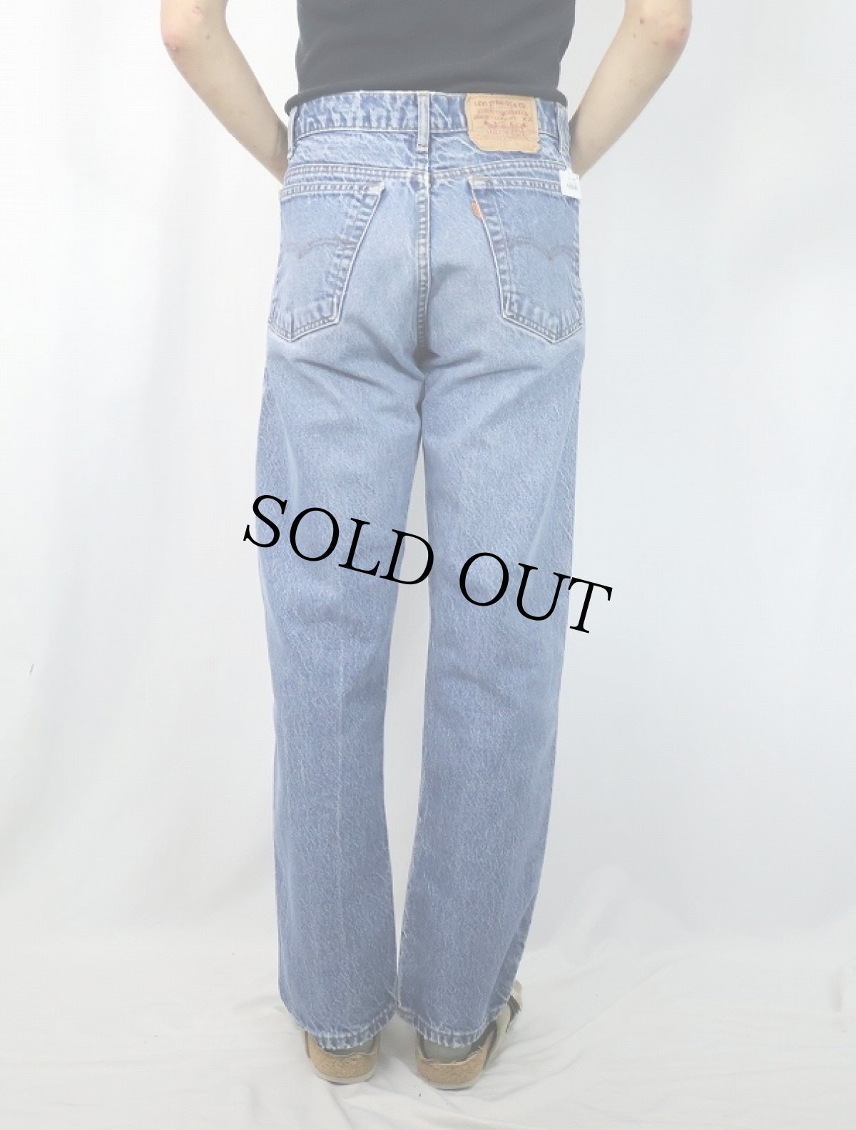 画像3: 90's Levi's 505 USA製 オレンジタブ デニムパンツ W33 (3)