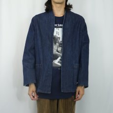 画像2: UNKNOWN ノーカラー デニムジャケット (2)