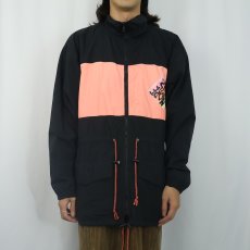 画像2: 90's Ocean Pacific "MORE AIR" 切り替えデザイン ナイロンジップジャケット (2)