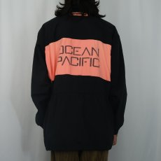 画像3: 90's Ocean Pacific "MORE AIR" 切り替えデザイン ナイロンジップジャケット (3)