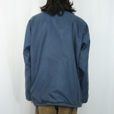 画像4: 70's the Pacesetter "SALESIANUM" 裏ボア ナイロンコーチジャケット L (4)