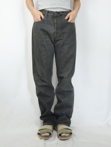 画像2: 80's Levi's 501 USA製 先染め ブラックデニムパンツ W32 (2)