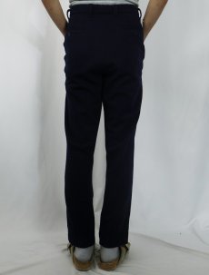 画像3: 90's〜 ISSEY MIYAKE JAPAN製 ウールスラックス NAVY W33 (3)