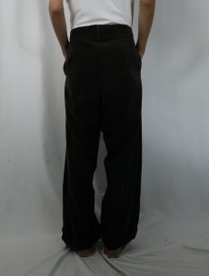画像3: 80's POLO Ralph Lauren USA製 2タックコーデュロイパンツ DARK BROWN W37 (3)