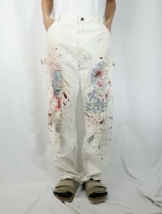 画像3: Dickies ペンキペイント コットンペインターパンツ W39 (3)