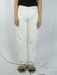 画像2: 90's Levi's 501 USA製 ホワイトデニムパンツ W28 (2)