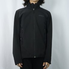 画像2: 2015SS Patagonia アズハイブリッドジャケット BLACK S (2)