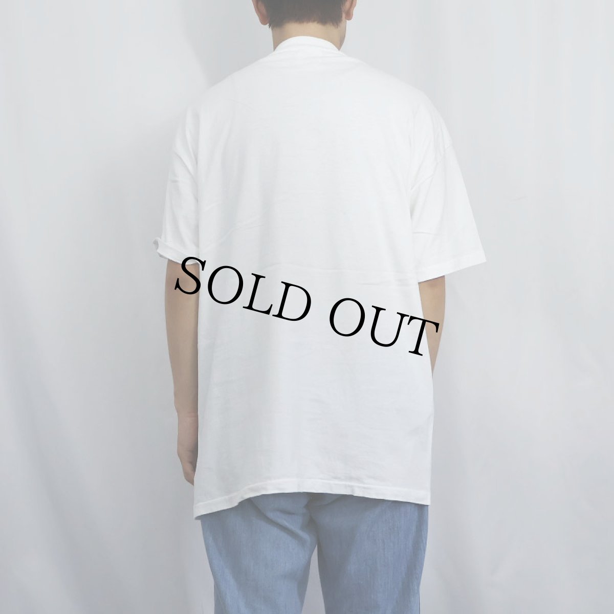 画像3: 90's BOVIS THREADS USA製 "Bad Hare day" ウサギイラストプリントTシャツ XL (3)