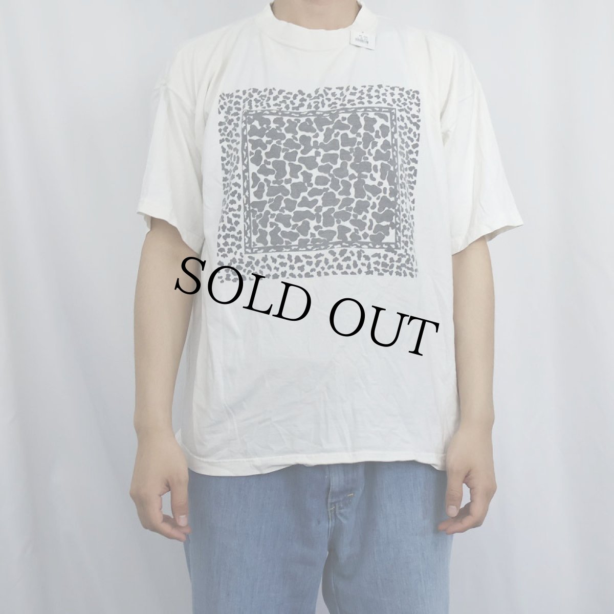 画像2: 牛柄 プリントTシャツ (2)