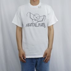 画像2: 90's GORE "MENTAL FLOSS" シュールイラストプリントTシャツ L (2)