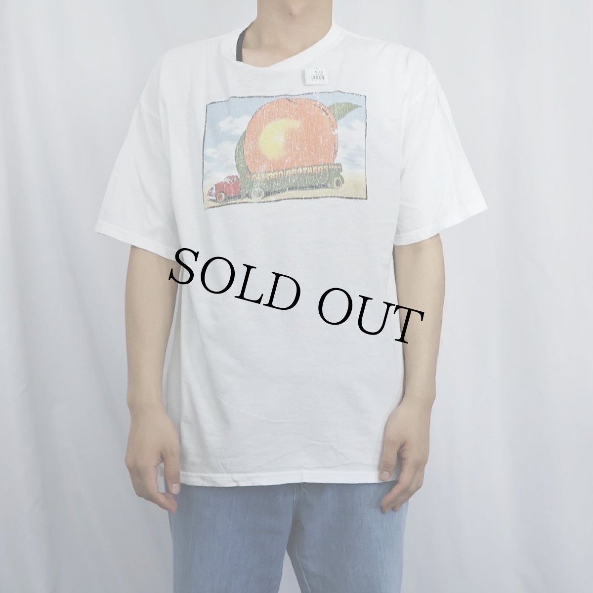 画像2: ALLMAN BROTHERS BAND "1973 SUMMER STADIUM TOUR" ブルースロックバンドツアープリントTシャツ (2)