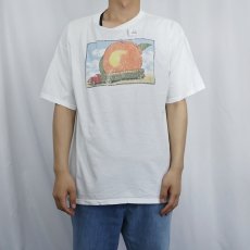 画像2: ALLMAN BROTHERS BAND "1973 SUMMER STADIUM TOUR" ブルースロックバンドツアープリントTシャツ (2)