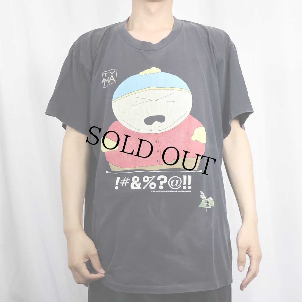画像2: 90's SOUTH PARK USA製 キャラクタープリントTシャツ BLACK XL (2)