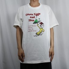 画像2: 90's Dr.Seuss USA製 "Green Eggs and Ham" キャラクタープリントTシャツ XL (2)
