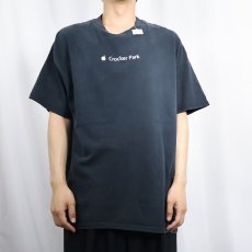 画像2: 2000's Apple "Crocker Park" ロゴプリントTシャツ BLACK (2)
