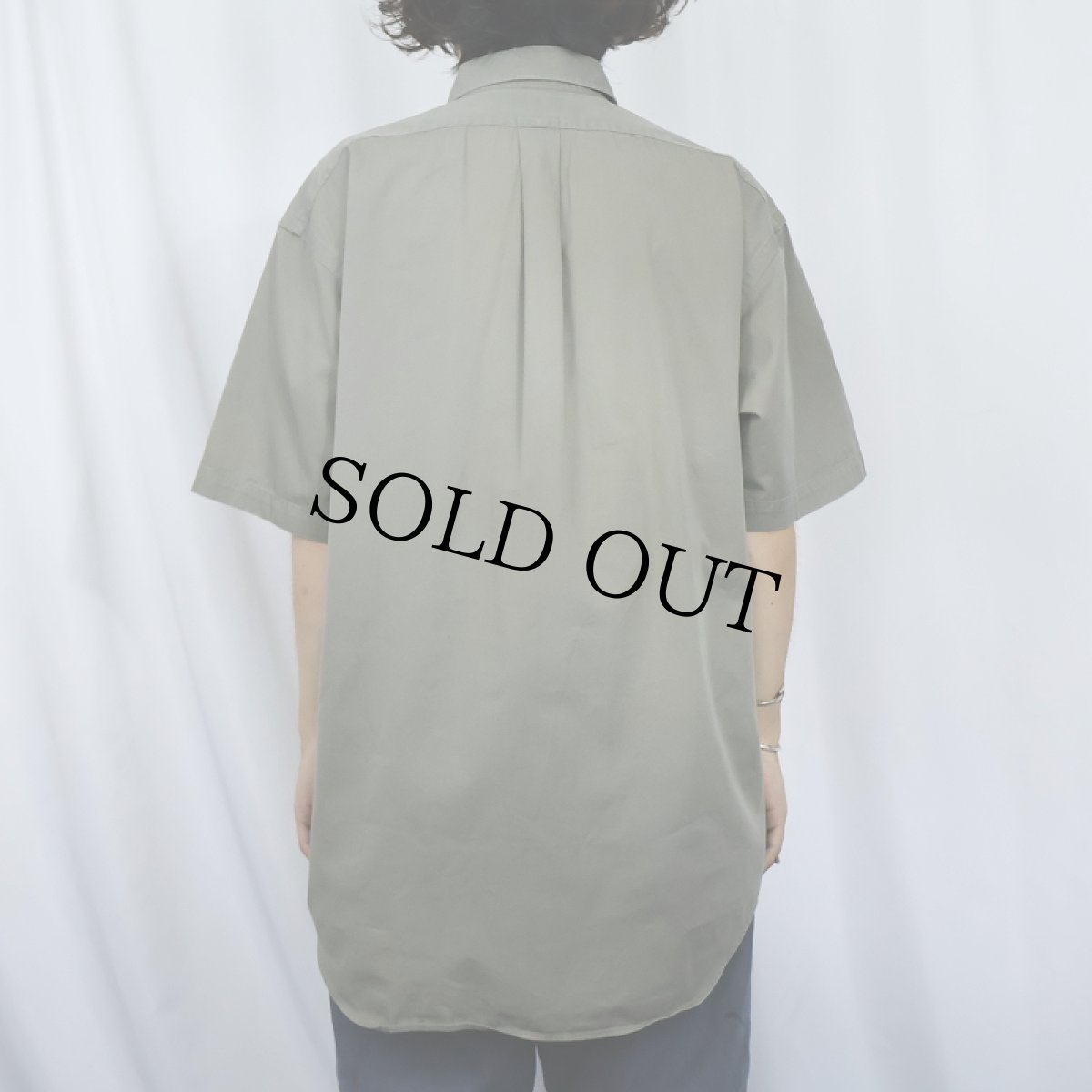 画像3: POLO Ralph Lauren "BLAKE" ロゴ刺繍 コットンボタンダウンシャツ L  (3)