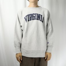 画像2: 80's Champion REVERSE WEAVE USA製 トリコタグ "VIRGINIA" プリントスウェット L (2)