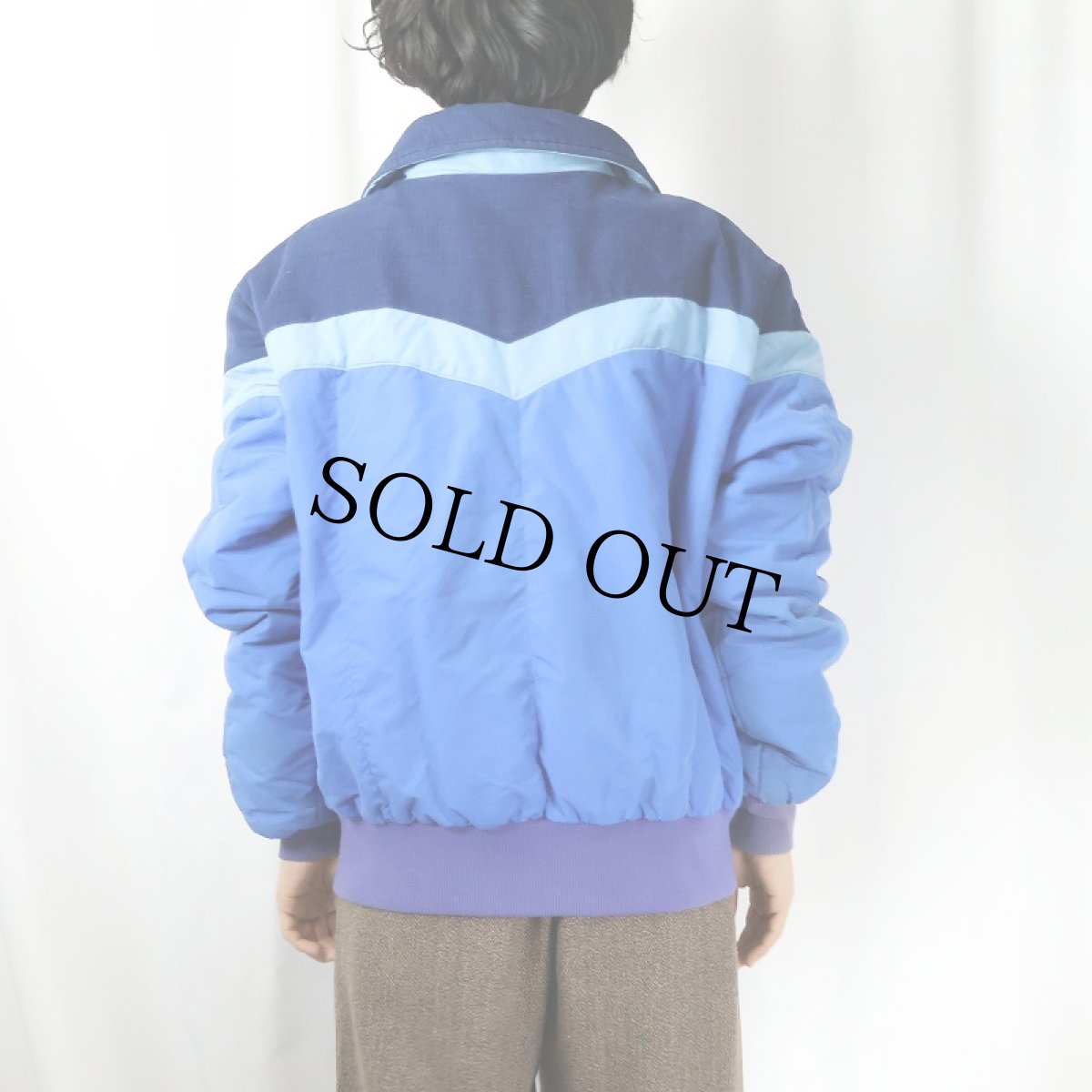 画像3: 70's Levi's USA製 切り替えデザイン 中綿入り ナイロン×コーデュロイスキージャケット XL (3)